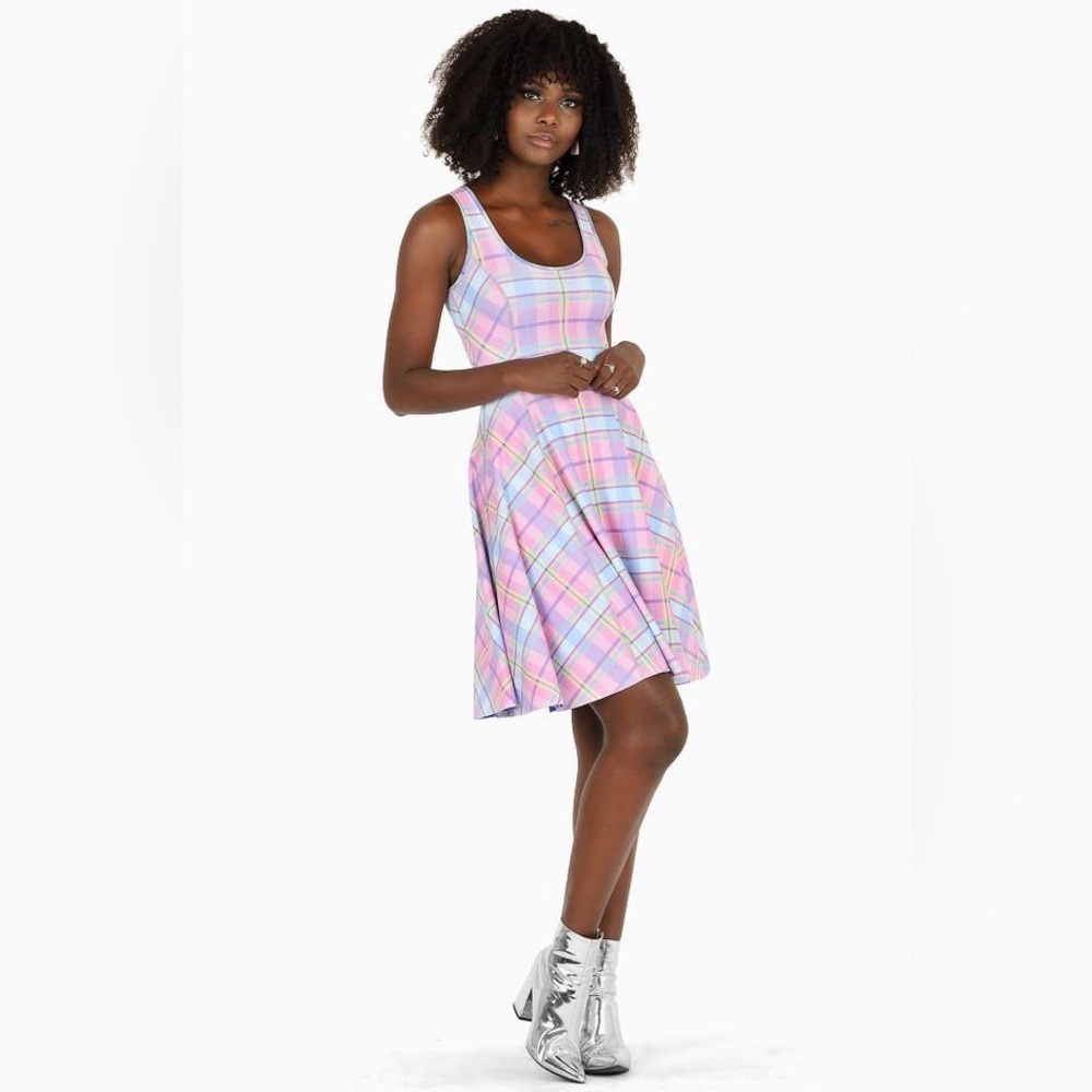 Blackmilk Pegasus Dreams vs. Tartan Candy Longline Inside Out Dress